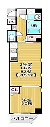 ジニアック浅草 1LDKの間取図画像