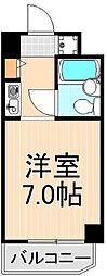 ダイアパレス錦糸町第5 1Kの間取図画像