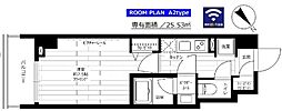 ステージファースト浅草桜橋 1Kの間取図画像