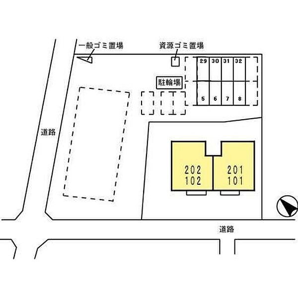 リッツ小泉 201｜愛媛県今治市小泉5丁目(賃貸アパート3LDK・2階・82.49㎡)の写真 その2