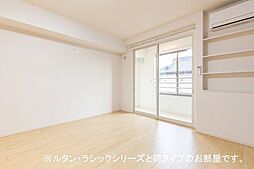 ディーアレオラ 203 2階ワンルームのリビング/ダイニング