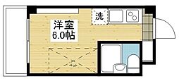 アルト高砂 ワンルームの間取図画像