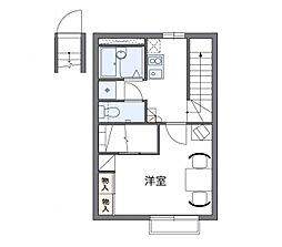 レオパレスいずみ 1Kの間取図画像