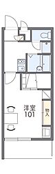 レオパレスIMABARI中央 1Kの間取図画像