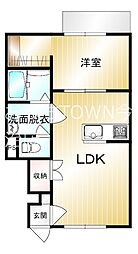 FRESCO 1LDKの間取図画像