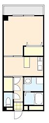 トキワホームズ 1DKの間取図画像