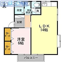 セブンワンテン　Ａ  ｜ 新潟県新潟市西区ときめき西2丁目1-1（賃貸アパート1LDK・2階・51.69㎡） その2