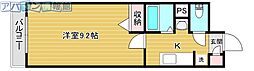 SunRiverAvenue 1Kの間取図画像