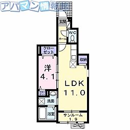 ベルフォーレ城山II 1階/-