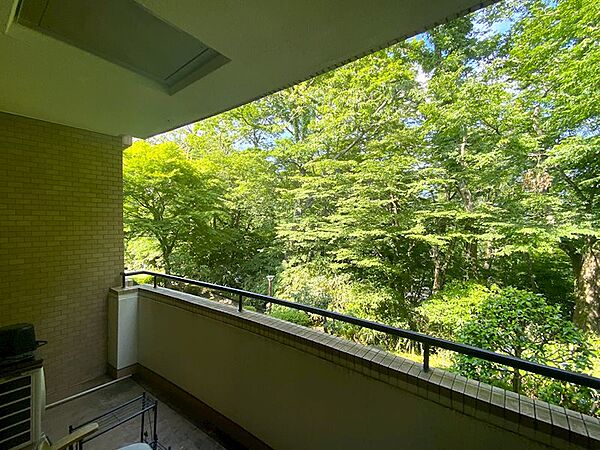 バルコニーからは緑溢れる景色をお愉しみいただけます。