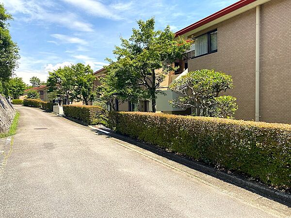 建物前面通路です。