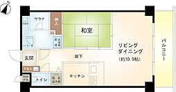 ライオンズガーデン箱根壱番館 1LDKの間取図画像