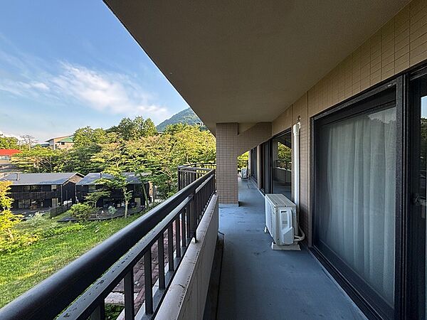 リビングからルーフバルコニーへ繋がります。約21.00m2の広々とした空間です。