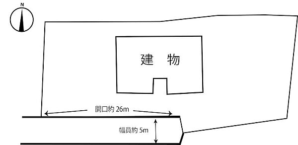 【敷地図】敷地の配置図です