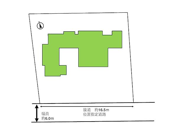 【敷地図】敷地の配置図です