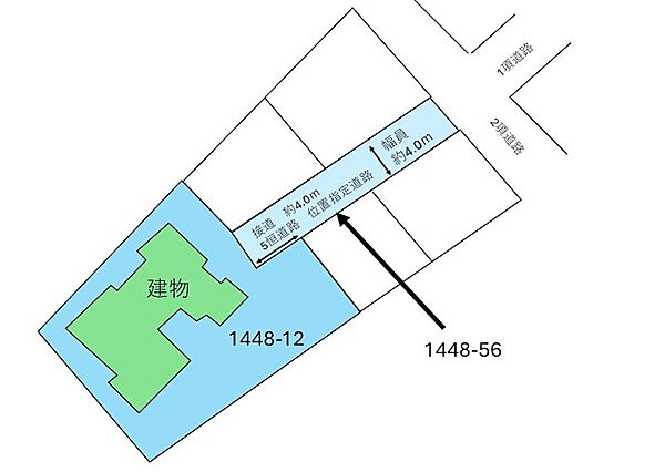 【敷地図】敷地の配置図です