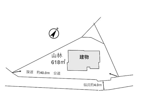 【敷地図】敷地の配置図です