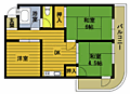 高瀬屋マンション6階4.2万円