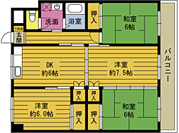 間取図画像 4DK