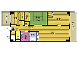 トレジャー石垣 3LDKの間取図画像
