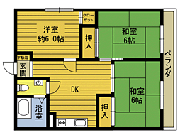 Mint石垣 1LDKの間取図画像