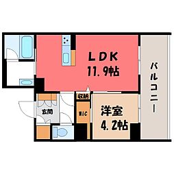 間取図画像 1LDK