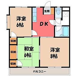 JR東北本線 雀宮駅 徒歩15分