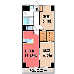 東武宇都宮線 江曽島駅 徒歩28分