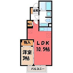 JR日光線 鶴田駅 徒歩14分