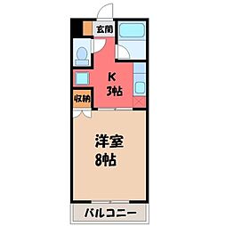 JR日光線 鹿沼駅 徒歩22分