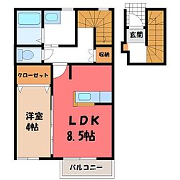 宇都宮芳賀ライトレール線 峰駅 徒歩12分 2階/-