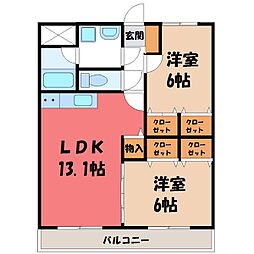 JR東北本線 雀宮駅 徒歩27分