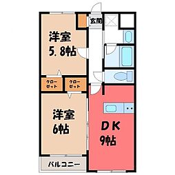 東武宇都宮線 江曽島駅 バス8分 川田入口下車 徒歩14分