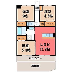 東武宇都宮線 西川田駅 徒歩12分