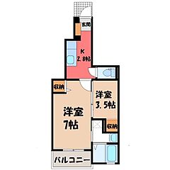 物件の間取り