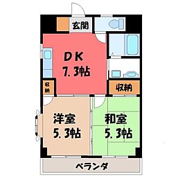 JR東北本線 宇都宮駅 バス7分 宇商高校前下車 徒歩7分