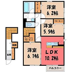 JR日光線 鹿沼駅 徒歩9分