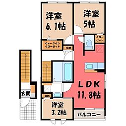 東武宇都宮線 壬生駅 バス6分 カスミ壬生店下車 徒歩6分