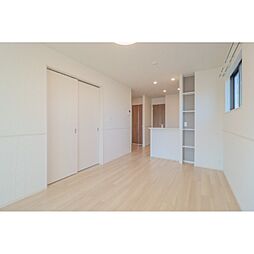 JR東北本線 雀宮駅 バス20分 雀宮中西下車 徒歩7分の賃貸アパート 1階1LDKのリビング/ダイニング