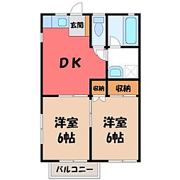 JR東北本線 宇都宮駅 バス27分 細谷新道口下車 6.2km