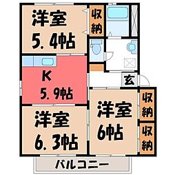 JR東北本線 雀宮駅 徒歩27分