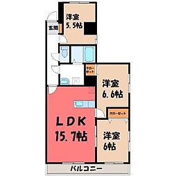 JR東北本線 宇都宮駅 バス12分 中今泉五丁目下車 徒歩1分
