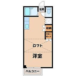 JR東北本線 宇都宮駅 バス16分 西中丸下車 徒歩8分 1階/-