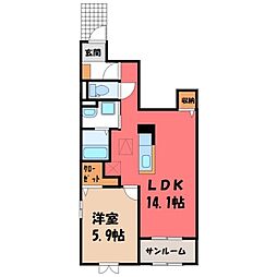 JR東北新幹線 宇都宮駅 バス8分 竹林保育園入口下車 徒歩6分