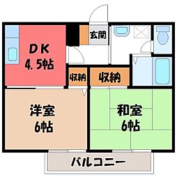 JR東北本線 宇都宮駅 バス15分 泉が丘小前下車 徒歩5分 1階/-