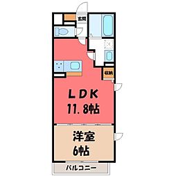 宇都宮芳賀ライトレール線 宇都宮駅東口駅 徒歩4分 2階/-