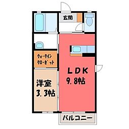 JR東北本線 宇都宮駅 バス15分 ゆたか団地入口下車 徒歩6分
