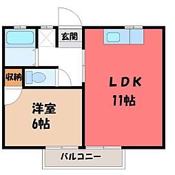 JR日光線 鹿沼駅 徒歩13分 1階/-