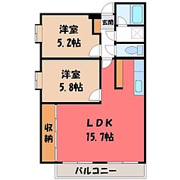 東武宇都宮線 おもちゃのまち駅 徒歩7分 1階/-