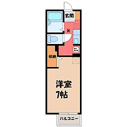 JR東北本線 雀宮駅 徒歩13分 1階/-